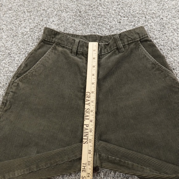 Woolrich Pants Womens 8 Brown Corduroy Cord Chino Trouser High Rise Straight - Picture 4 of 9
